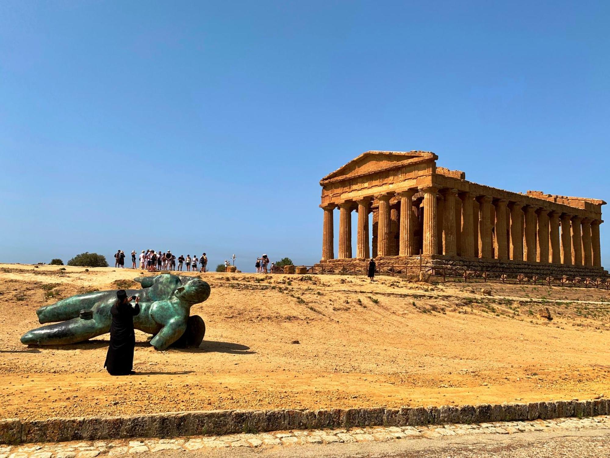 Attico D'Arte Sulla Valle Dei Templi أغريجنتو المظهر الخارجي الصورة